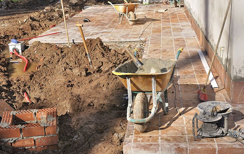 Terrasse béton (création terrasse, carrelage terrasse, dalle composite)